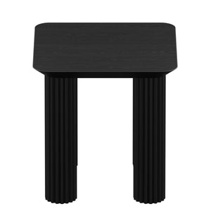 Worldwide Home Furnishings Sangra-accent Table - Durable Mango Wood With Sophisticated Texture For Chic Home Décor Enhancement Black Solid Wood 501-751blk