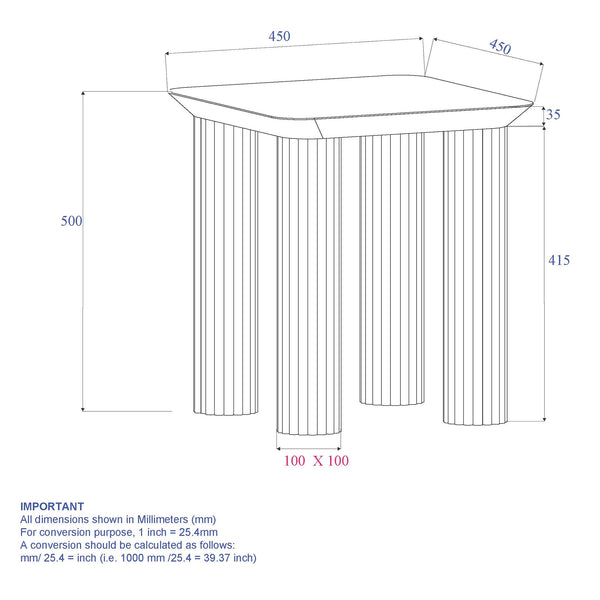 Worldwide Home Furnishings Sangra-accent Table - Durable Mango Wood With Sophisticated Texture For Chic Home Décor Enhancement Black Solid Wood 501-751blk