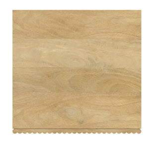 Worldwide Home Furnishings Sangra-2 Elegant 2-drawer Accent Table For Modern Spaces - Sustainable Mango Wood Design Natural Solid Wood 501-751dr_Nat