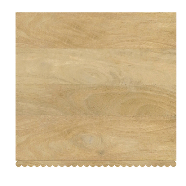 Worldwide Home Furnishings Sangra-2 Elegant 2-drawer Accent Table For Modern Spaces - Sustainable Mango Wood Design Natural Solid Wood 501-751dr_Nat