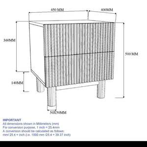 Worldwide Home Furnishings Sangra-2 Elegant 2-drawer Accent Table For Modern Spaces - Sustainable Mango Wood Design Natural Solid Wood 501-751dr_Nat