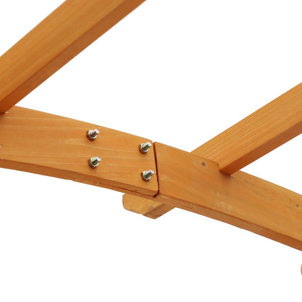 English Elm Outsunny 90In Elegant Wooden Garden Arbor Arch With Trellis For Climbing Plants & Event Decor W2225P174433-GIGA