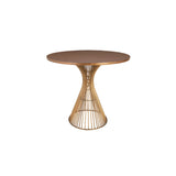 INK+IVY Mercer Mid-Century Oval Dining Table IIF20-0062 Bronze