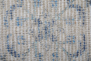 Feizy Rugs Caldwell Handwoven Wool And Viscose Area Rug - Timeless Transitional Charm For Elegant Spaces Gray,Blue,Ivory Wool,Viscose 8798108fblu000f50