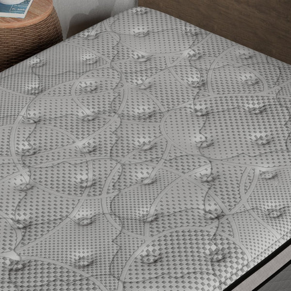 English Elm Hybrid Pocketed Coil Queen Mattress with Gel Foam Layers for Cool Restful Sleep B047P321032