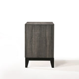 English Elm Weathered Grey 2-Drawer Nightstand