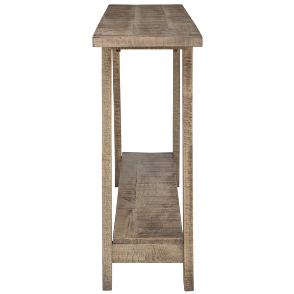 Worldwide Home Furnishings Volsa-console Table - Elegant Mango Wood Design With 2-tier Storage For Home Décor & Organization Reclaimed Solid Wood 502-118gyw