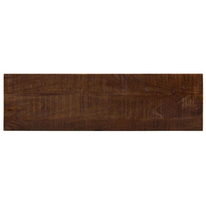 Worldwide Home Furnishings Volsa-console Table - Elegant Mango Wood Design With 2-tier Storage For Home Décor & Organization Walnut Solid Wood 502-118wal