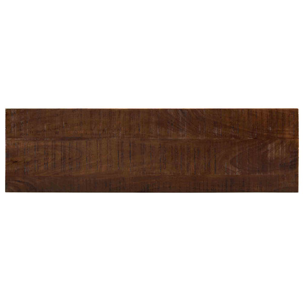 Worldwide Home Furnishings Volsa-console Table - Elegant Mango Wood Design With 2-tier Storage For Home Décor & Organization Walnut Solid Wood 502-118wal
