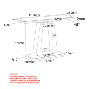 Worldwide Home Furnishings Corvus-console Table - Stylish Warm Grey Finish With Tempered Glass Top & Modern Pedestal Base Warm Grey Engineered Wood,Glass 502-159wgy