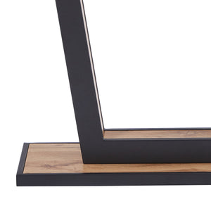 Worldwide Home Furnishings Forna-console Table - Stylish Natural Wood And Black Metal Design For Hallway Or Living Room Decor Natural,Black Engineered Wood,Metal 502-161nat
