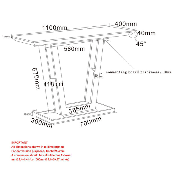 Worldwide Home Furnishings Forna-console Table - Stylish Natural Wood And Black Metal Design For Hallway Or Living Room Decor Natural,Black Engineered Wood,Metal 502-161nat