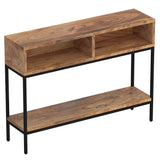 Ojas Console Table Natural Burnt