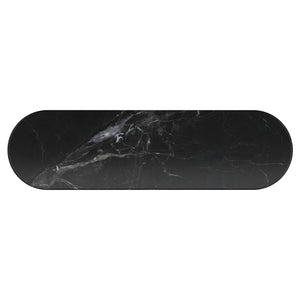 Worldwide Home Furnishings Jilsa-console Table - Exquisite Mango Wood & Beveled Marble Top For Elegant Home Décor Style Black,Black Solid Wood,Marble 502-551blk