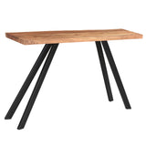 !nspire Virag Console Table Natural Natural/Black Solid Wood/Iron