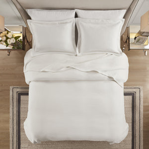 JLA Home Croscill Home - 3 Matelassé Coverlet Set — Stone-Washed 100% Cotton, Handcrafted in Portugal for Timeless Luxury and Comfort CHM13-0009