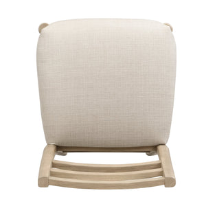 English Elm Christopher Knight Home® - BAR STOOL ladder-back farmhouse set of 2 with upholstered rubberwood seats, tapered legs, timeless charm Beige N771P339875A