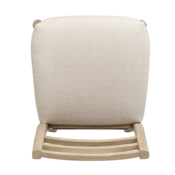 English Elm Christopher Knight Home® - BAR STOOL ladder-back farmhouse set of 2 with upholstered rubberwood seats, tapered legs, timeless charm Beige N771P339875A