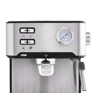 English Elm 20 Bar Stainless Steel Espresso Machine with Steam Wand for Home Barista Brewing W1002P292428