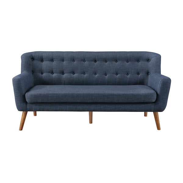 OSP Home Furnishings Mill Lane Sofa Navy