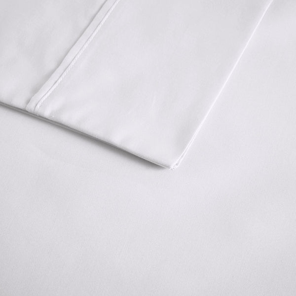 English Elm 4-piece King Sateen Cotton Blend Sheet Set for Cool Restful Sleep All Night B035P437440
