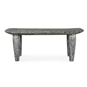 Uttermost Uttermost Hand-carved Solid Suar Wood Bench Distressed Finish Artisan Entryway Seat 50311
