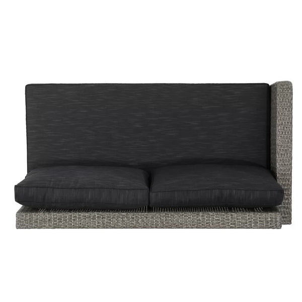 English Elm Christopher Knight Home® - Tahiti Outdoor Sofa Set - Stylish Black Weather-Resistant Seating With Cushions For Patios & Decks 60125.00MBK