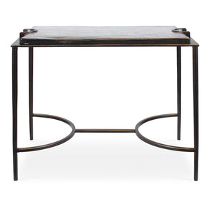 Uttermost Uttermost Eisen Cast Glass and Bronze Iron Sculptural Accent Table for Living Rooms 50352