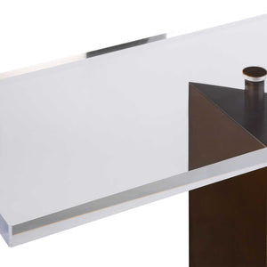 Uttermost Mcelroy Iron and Acrylic Console Table with Bronze Finish for Entryways