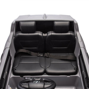 English Elm Licensed Lexus Lx600 24v Two Seater Kids Ride on Suv with Remote and Suspension Gray W1578P339058