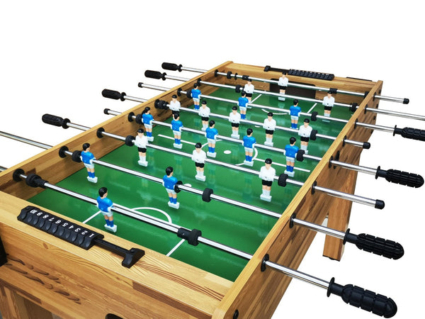 English Elm Soccer Foosball Table Compact 4 Foot Mdf Build for Game Room Family Fun W1936P308760