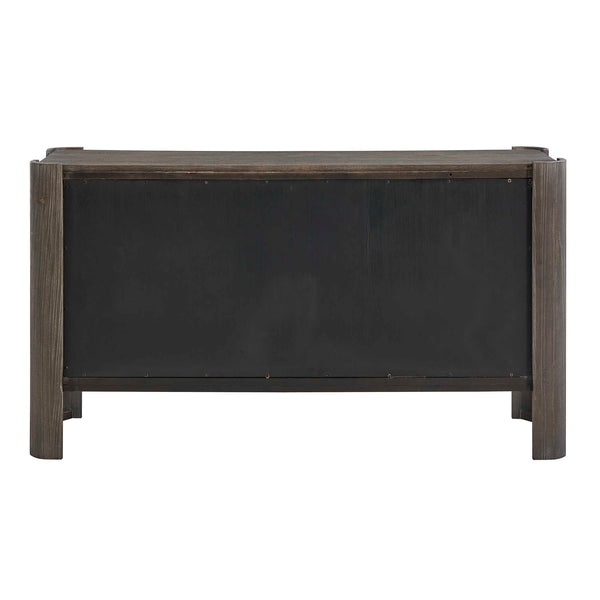 Uttermost Drury Acacia Wood Sliding Door Cabinet with Ceruse Finish for Living Rooms
