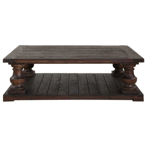 Uttermost Uttermost Stratford Salvaged Fir Wood Coffee Table with Hand-turned Baluster Detail 50384