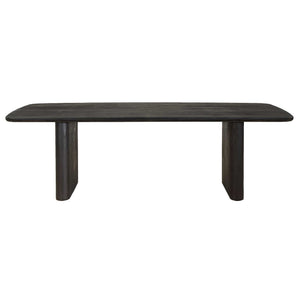 Uttermost Uttermost Kirin Reclaimed Fir Wood Pedestal Dining Table with Black Finish 50392