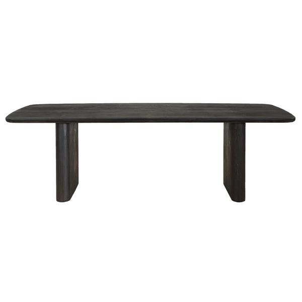 Uttermost Uttermost Kirin Reclaimed Fir Wood Pedestal Dining Table with Black Finish 50392