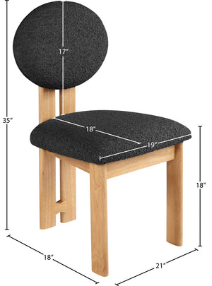 Napa Black Dining Chair 503Black-C Meridian Furniture