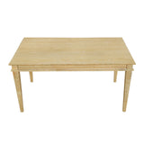 Martha Stewart Bella Farm House Parsons Dining Table MT121-1195 Natural