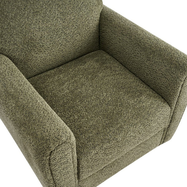 English Elm Rapallo Upholstered Accent Chair Plush Seat Modern Frame for Living Room or Entryway Olive Green N776P381488G