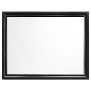 English Elm Annie Glam White Full Storage Bedroom Set with Crystal Pulls and Glitter Accents Black B062S01612