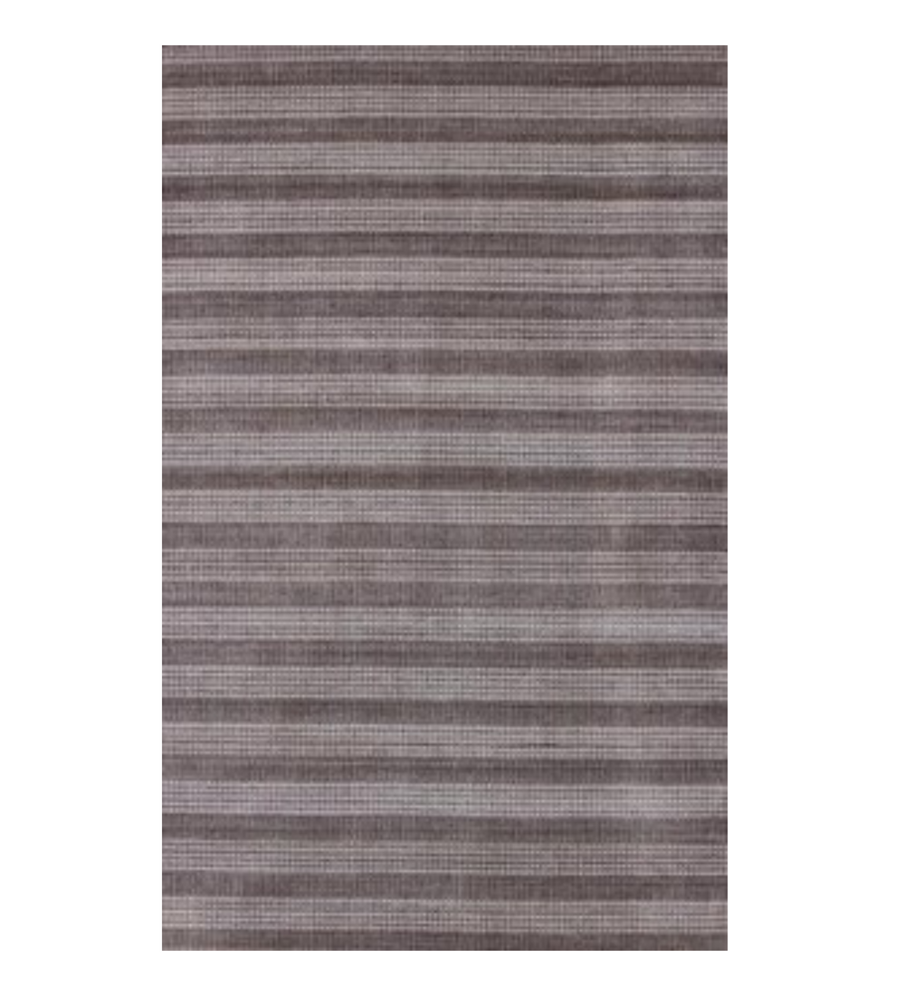 Homeroots 5' X 8' Rust And White Hand Loomed Area Rug  Viscose 505509