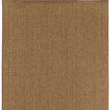 Homeroots Tan Stain Resistant Indoor Outdoor Area Rug  Polypropylene 505577