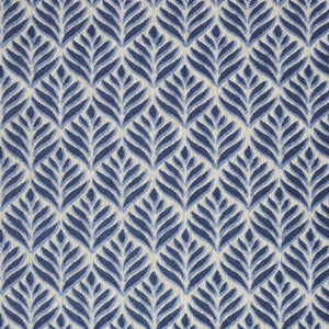 Homeroots 9' X 12' Blue Floral Stain Resistant Non Skid Area Rug  Polypropylene 505590