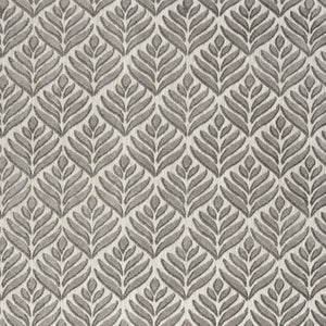 Homeroots 9' X 12' Charcoal Floral Stain Resistant Non Skid Area Rug  Polypropylene 505591