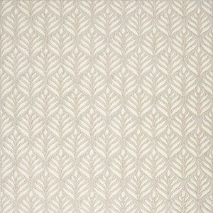 Homeroots 9' X 12' Ivory And Grey Floral Stain Resistant Non Skid Area Rug  Polypropylene 505592