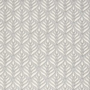 Homeroots 9' X 12' Grey Floral Stain Resistant Non Skid Area Rug  Polypropylene 505593