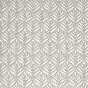 Homeroots 9' X 12' Grey Floral Stain Resistant Non Skid Area Rug  Polypropylene 505593