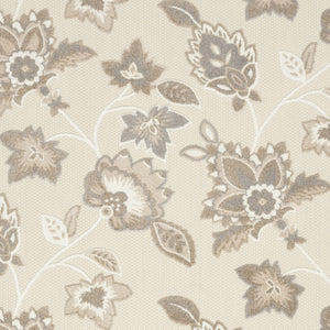 Homeroots 4' Beige Floral Area Rug - Stain Resistant, Non-skid Design For High-traffic Spaces, 4' X 6' 4' X 6' Polypropylene 505605