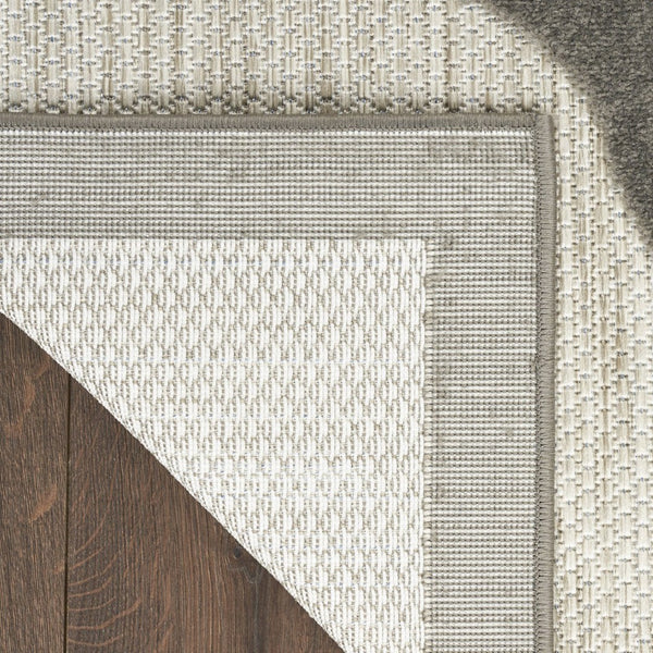 HomeRoots 9' Beige Floral Area Rug - Stain Resistant, Non-Skid, Durable Design for Elegant Living Spaces 6' X 9' 505631