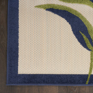 HomeRoots 9' Multicolor Floral Area Rug – Stain Resistant, Non-Skid Design for Stylish, Durable Living Spaces 6' X 9' 505645