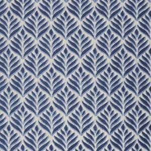 Homeroots 6' X 9' Blue Floral Stain Resistant Non Skid Area Rug  Polypropylene 505665